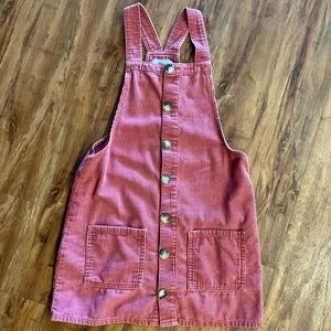 Denim Co corduroy overall dress